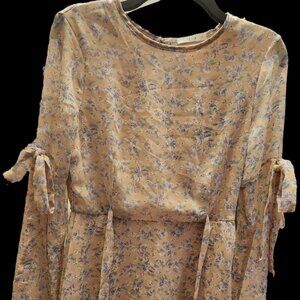 LE LIS Pink Floral dress